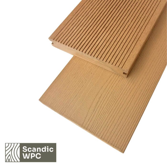Scandic WPC Solid Sand krāsas terases dēlis, 20x141x4200, koka imitācija/rievota - Image 2