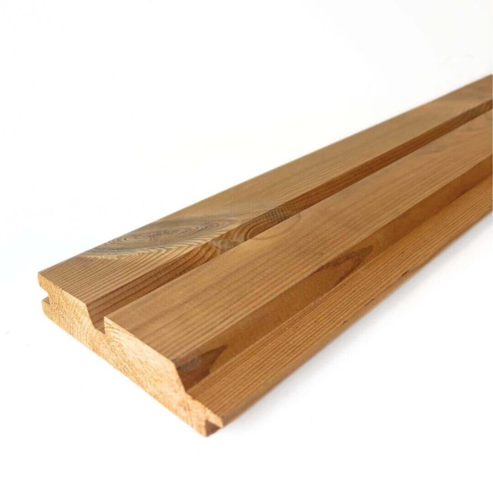 Termopriedes apšuvuma dēlis LUXE TRIPLE A klases 32x140x2700 - Image 4