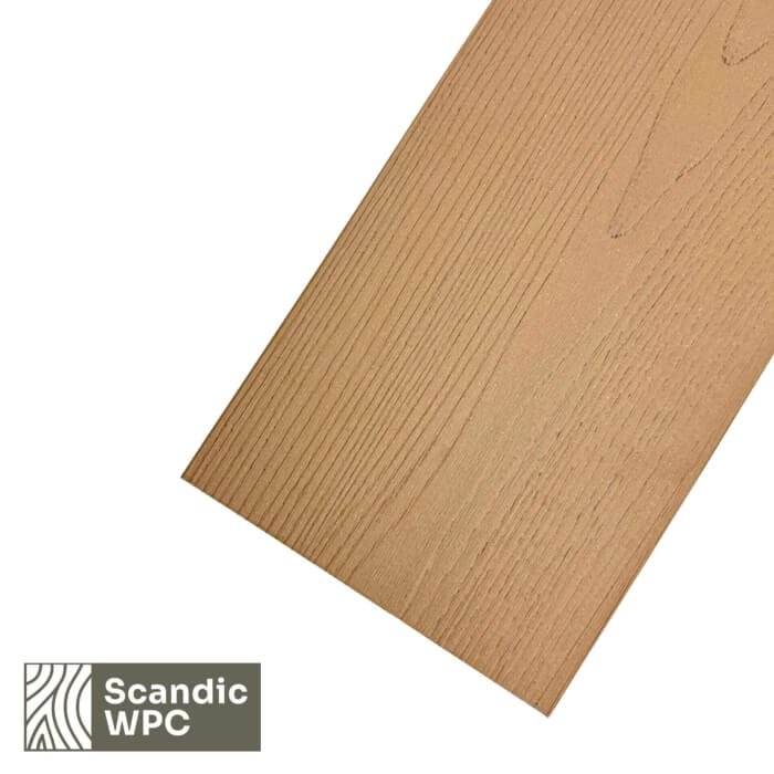 Scandic WPC Solid Sand krāsas terases dēlis, 20x141x3600, koka imitācija/rievota - Image 2