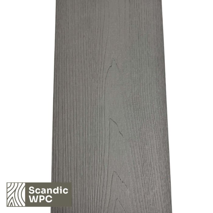 Scandic WPC Solid New Grey terases dēlis, 20x141x3600, koka imitācija/rievota - Image 4