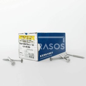 Koka skrūves laukam Expandet EXTRA V2 6x80 mm 200 gab.