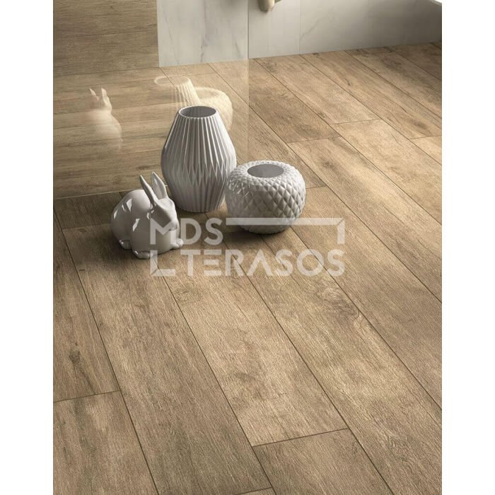 Porcelāna flīzes Slowood Nocciolo 30x120x2cm - Image 3