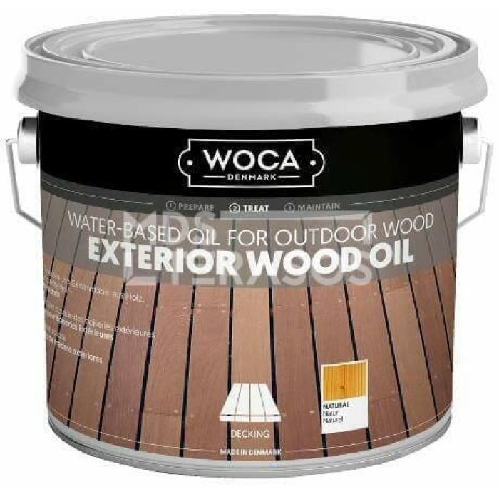 Pigmentēta terases eļļa Woca Exterior Oil 2,5 l - Image 3