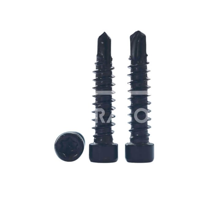 Melna pašurbjošā skrūve alumīnijam SS410 4,2 x 34 mm - Image 2