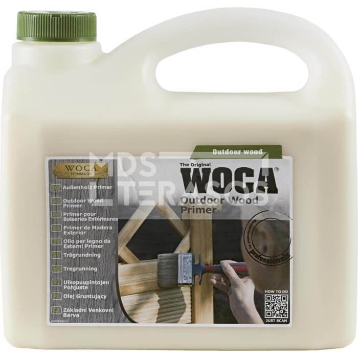 Gruntējums āra koksnei Woca Exterior Wood Primer 2,5 l - Image 3