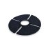Gumijas paliktnis pjedestaliem 110x110x3 mm