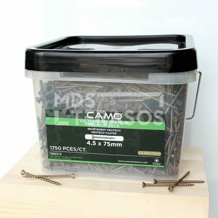 CAMO Premium koka skrūves 4,5x75 mm 1750 gab. - Image 1