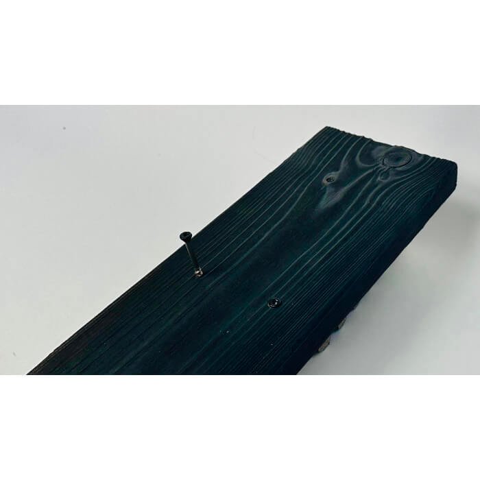 Koka skrūve A2 ar krāsotu galviņu, 4,8 x 65 mm melna krāsa (Nerūsējoša) - Image 7