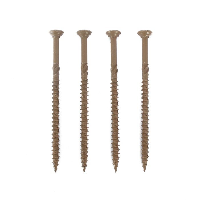 Strukturālās koka skrūves izmantošanai ārpus telpām 6x100 mm, C4, ar 1680h, 100 gab. - Image 3