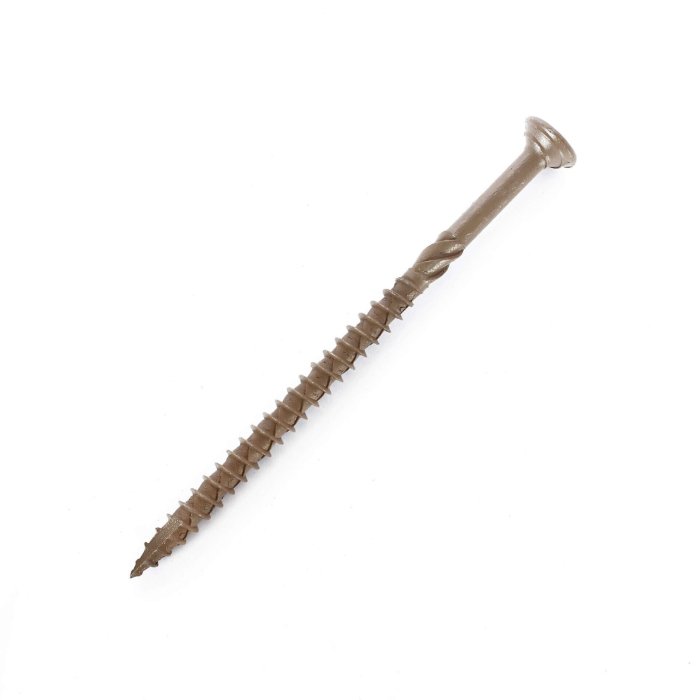 Strukturālās koka skrūves izmantošanai ārpus telpām 6x100 mm, C4, ar 1680h, 100 gab. - Image 4