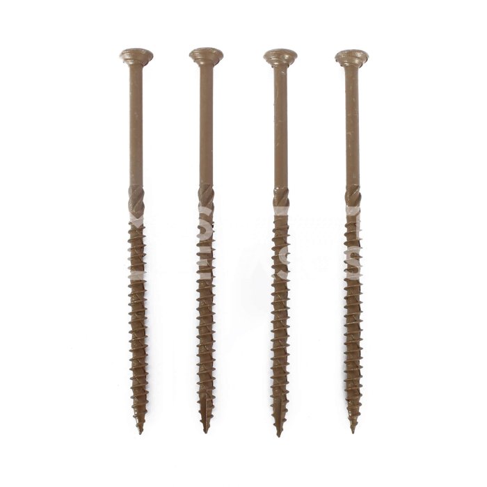 Strukturālās koka skrūves izmantošanai ārpus telpām 6x120 mm, C4, ar 1680h, 100 gab. - Image 3