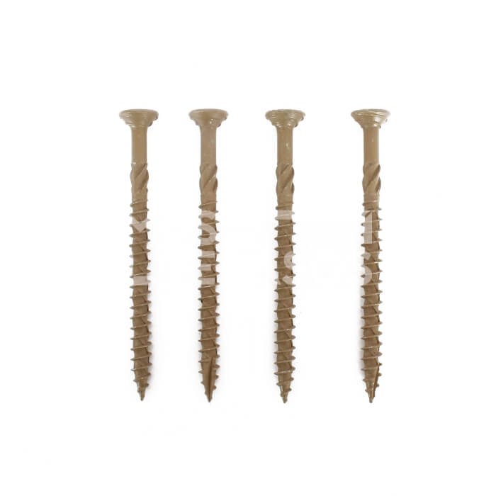 Strukturālās koka skrūves izmantošanai ārpus telpām 6x80 mm, C4, ar 1680h, 200 gab. - Image 3