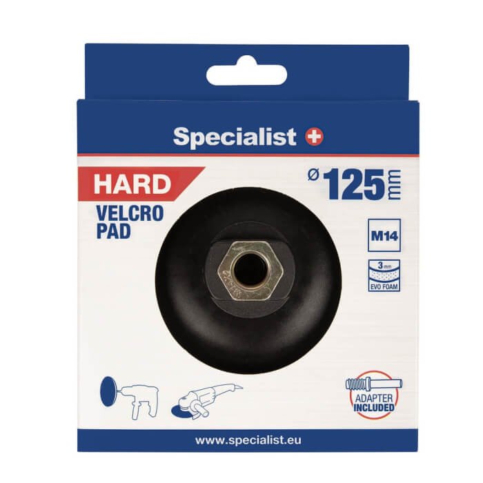 Līmējošais slīpēšanas paliktnis SPECIALIST+ Ø125 mm, ciets - Image 2