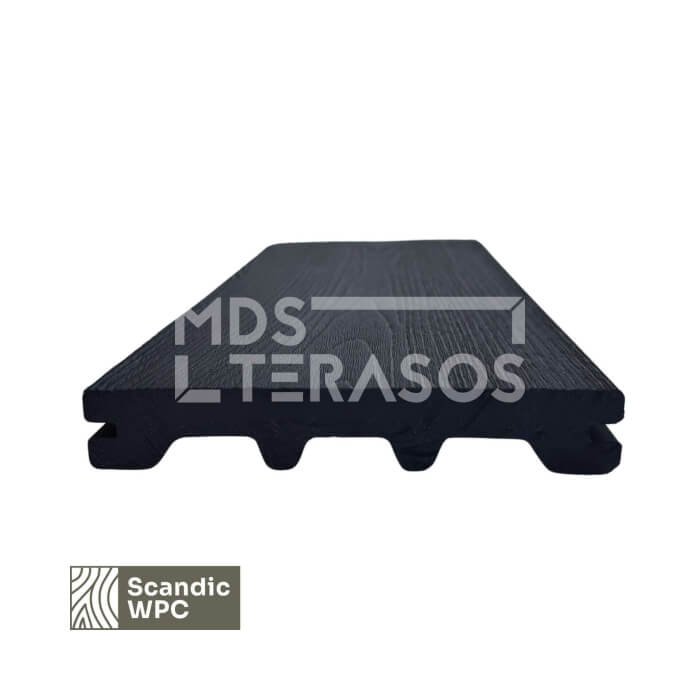 Scandic WPC terases dēlis Antracīta krāsā 24x146x4200 koka imitācija - Image 3