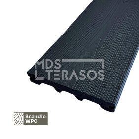 Scandic WPC terases dēlis Anthracite 24x146x3600 koka imitācija