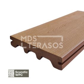 Scandic WPC terases dēlis Smilšu krāsa 24x146x3600 koka imitācija