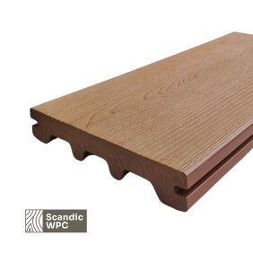 Scandic WPC terases dēlis Smilšu krāsa 24x146x4200 koka imitācija
