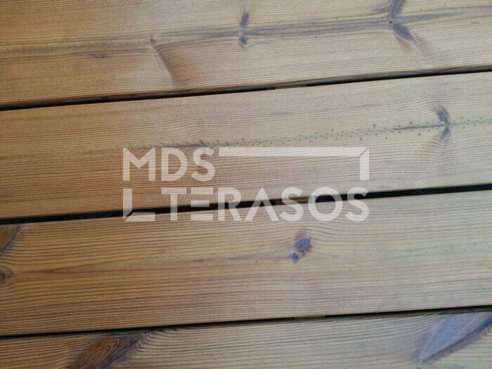 Thermo Scandinavian priedes terases dēlis 25x118x5100 - Image 4