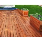 Cietās koksnes terases dēlis Tigerwood 21x145 (Izvēlējamais garums) - Image 2