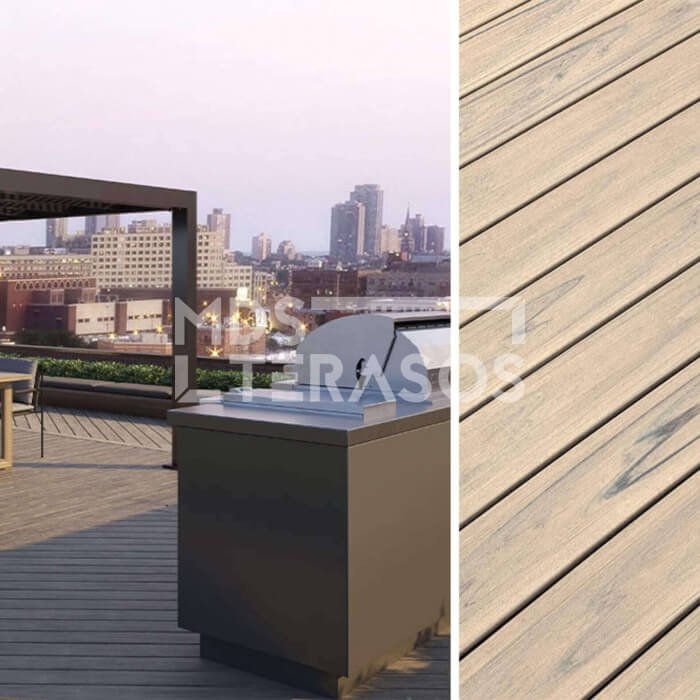 Trex Transcend Lineage WPC apdares dēlis Biscayne 24x140x4870 koka imitācija - Image 2