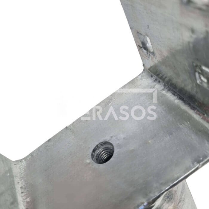 Skrūvējams pamats U-veida - 101x1300x1.8 M12 EXTRA - Image 4