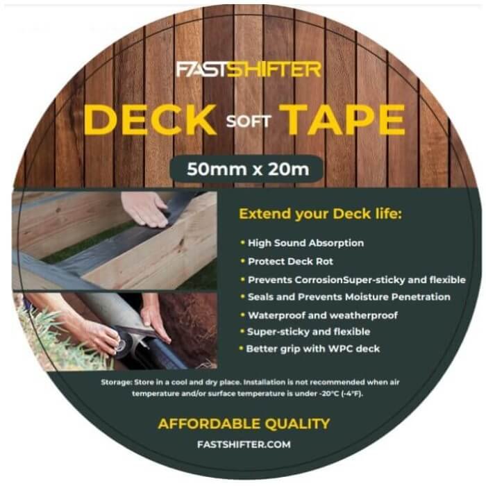 Fastshifter Deck Soft Tape 50mm plata, 20m - Image 5