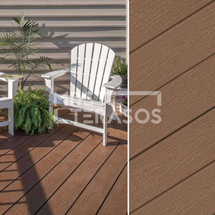 Trex Enhance Basic WPC apdares dēlis Saddle 24x140x4870 koka imitācija - Image 3