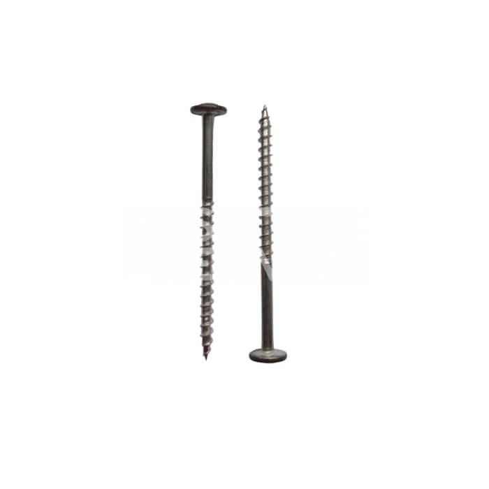 Koka skrūve ar platu galvu, 4,5 x 65 mm Brūna krāsa (Nerūsējoša) - Image 2