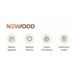 Newwood WPC tāfele tumši pelnu/vētras pelēka 22x140x3600 abpusēja - Image 11