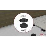 Gumijas flīžu pjedestāls 10 mm, atstarpes 4 mm - Image 2