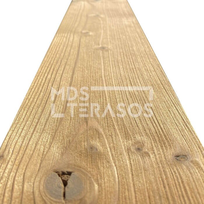 Termo skandināvu priedes terases dēlis 26x117x4200 birstēts - Image 6