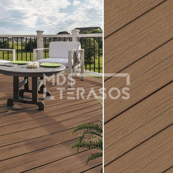 Trex Enhance Naturals WPC apdares dēlis Toasted Sand 24x140x4870 koka imitācija - Image 2