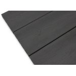 Hollow WPC dobtā terases dēlis Anthracite Grey krāsā
