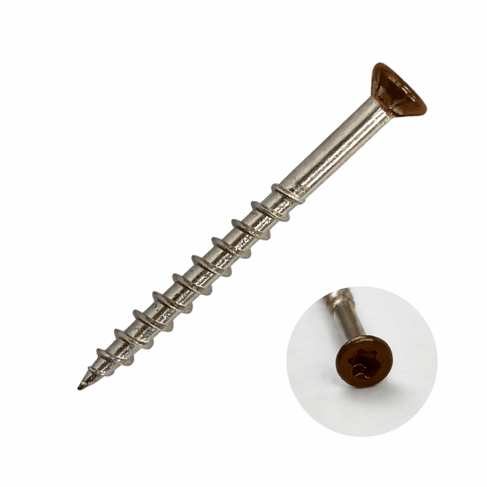 Fastshifter koksnes skrūves fasādei 4,3x45 mm, A2, 200 gab. - Image 7