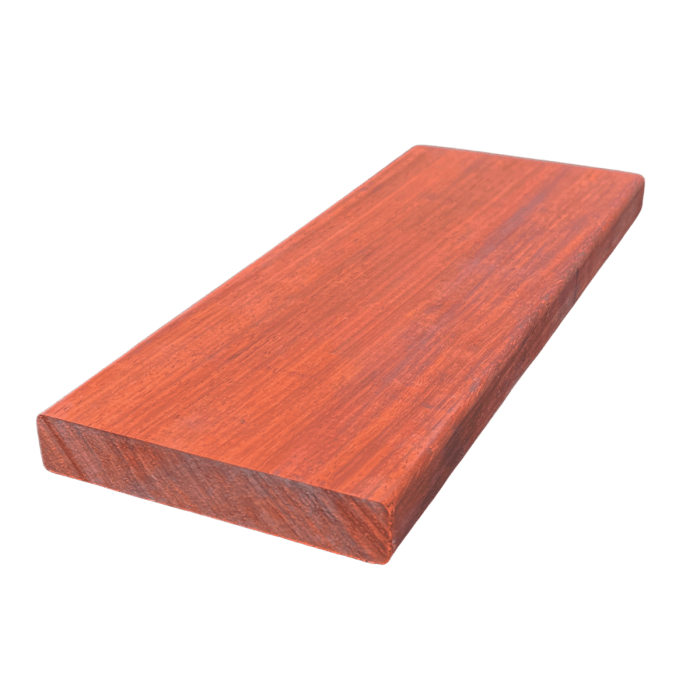 Cietās koksnes terases dēlis Padouk 21×120 mm (Izvēlams garums) - Image 2