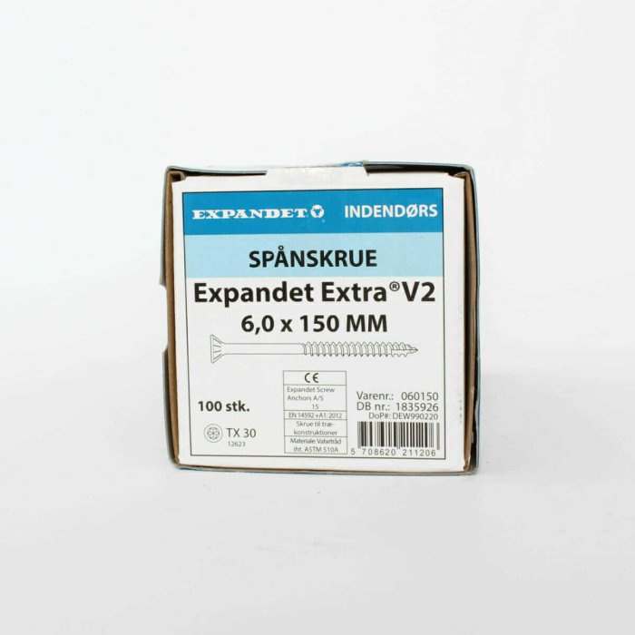 Cinkotas terases skrūves Expandet Extra 6x150 mm, 100 gab. - Image 2
