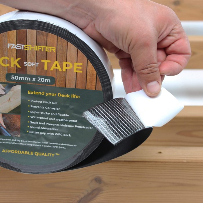 Fastshifter Deck Soft Tape 50mm plata, 20m - Image 2