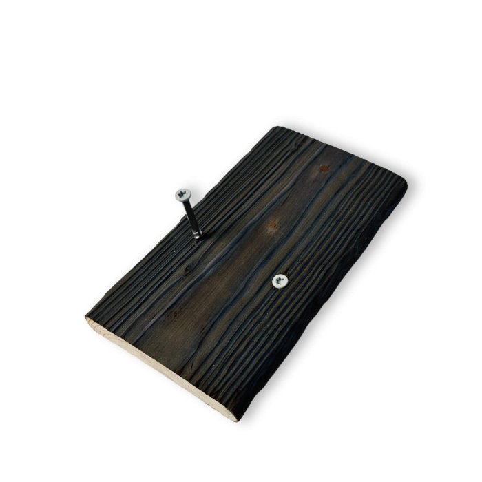 Koka skrūve A2 ar krāsotu galviņu, 4,3 x 45 mm gaiši pelēkā krāsā (nerūsējoša) - Image 5