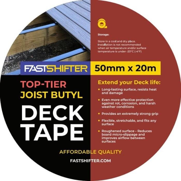 Līmlente FastShifter Top-Tier terašu balstu aizsardzībai 50 mm, 20 m - Image 3