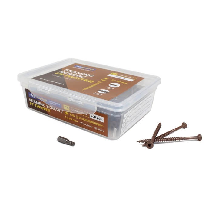 FASTSHIFTER Twister karkasa koka skrūves 6x80/5x90/6x120/6x150 - Image 6