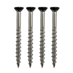 Fastshifter medsraigčiai fasadui 4,3×45 mm, juodi