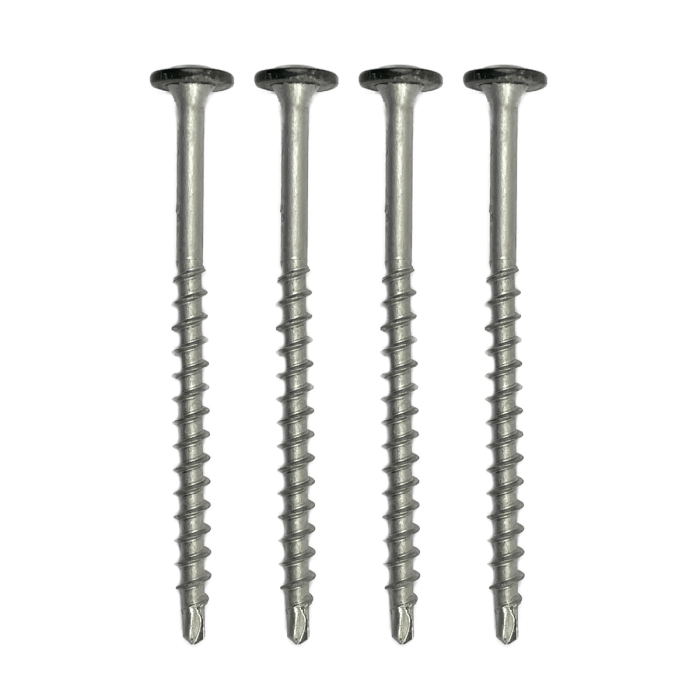 Fastshifter koka skrūves ar platu galvu 4,5x65 mm, ar urbi, SS410, 100 gab., 2 krāsas - Image 2