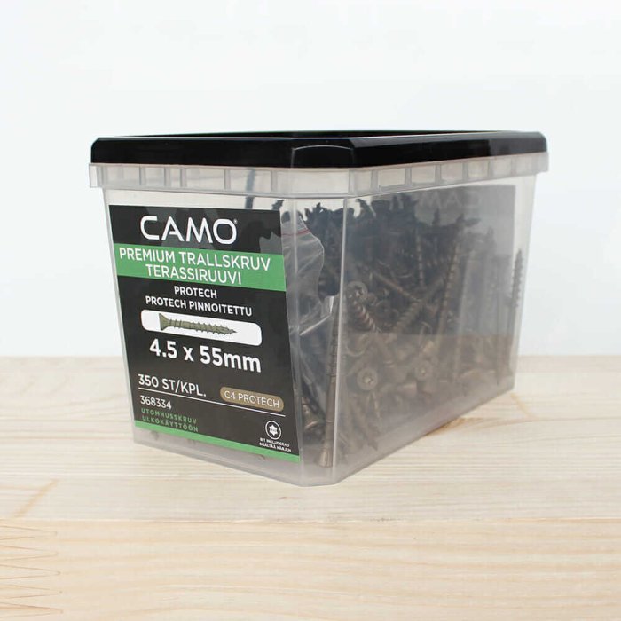 CAMO Premium koka skrūves 4,5x55 mm 350 gab. - Image 3