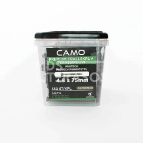 CAMO Premium terases skrūves 4,8x75 mm, 350 gab.