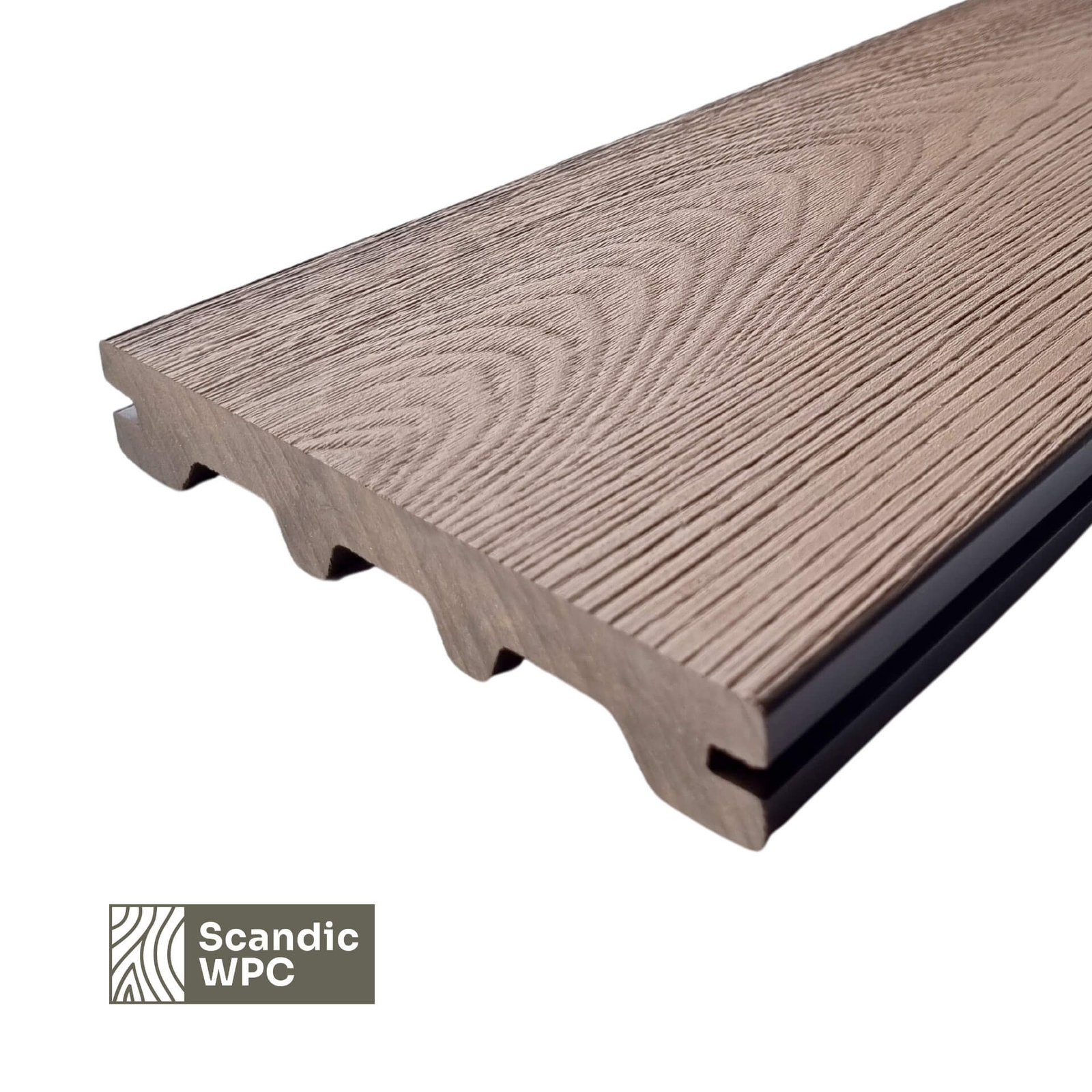 Scandic-WPC-Espresso-2-2 Dēlis ar koka imitāciju WPC