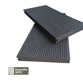 Scandic Wpc Solid pilnvidus rievota terases dēlis