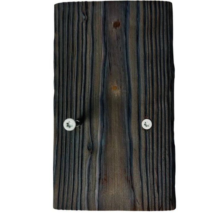 Koka skrūve A2 ar krāsotu galviņu, 4,3 x 45 mm gaiši pelēkā krāsā (nerūsējoša) - Image 4