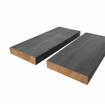 Termiski apstrādāta priedes terases dēlis, eļļots "Thunder Grey" krāsā AB 26x117x4200 sertificēts - Image 2
