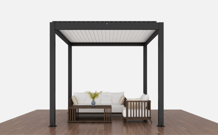 Pergola Nida 2904x3945 mm pelēka/balta - Image 2