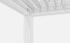 Pergola Nida 2904x3945 mm pelēka/balta - Image 7